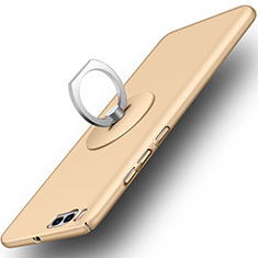 Cover Plastica Rigida Opaca con Anello Supporto per Xiaomi Mi 6 Oro