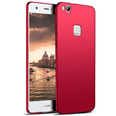 Cover Plastica Rigida Opaca M04 per Huawei P8 Lite (2017) Rosso