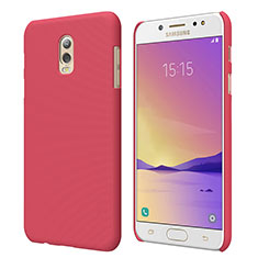Cover Plastica Rigida Opaca M04 per Samsung Galaxy C7 (2017) Rosso