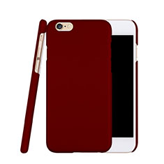 Cover Plastica Rigida Opaca per Apple iPhone 6 Plus Rosso Rosa