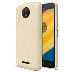 Cover Plastica Rigida Opaca per Motorola Moto C Plus Oro