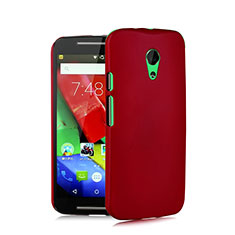 Cover Plastica Rigida Opaca per Motorola Moto G (2nd Gen) Rosso
