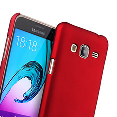 Cover Plastica Rigida Opaca per Samsung Galaxy J3 Rosso