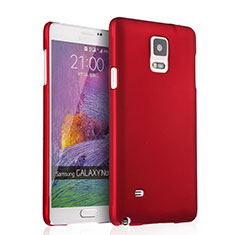 Cover Plastica Rigida Opaca per Samsung Galaxy Note 4 Duos N9100 Dual SIM Rosso