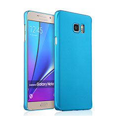 Cover Plastica Rigida Opaca per Samsung Galaxy Note 5 N9200 N920 N920F Cielo Blu