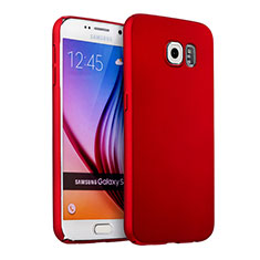 Cover Plastica Rigida Opaca per Samsung Galaxy S6 Duos SM-G920F G9200 Rosso