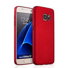 Cover Plastica Rigida Opaca per Samsung Galaxy S7 G930F G930FD Rosso