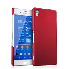 Cover Plastica Rigida Opaca per Sony Xperia Z3 Rosso