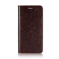 Marrone Cover Portafoglio In Pelle con Supporto F01 per Apple iPhone X Marrone