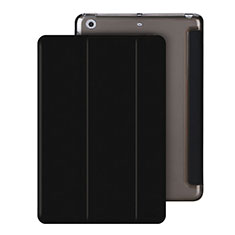 Cover Portafoglio In Pelle con Supporto per Apple iPad Mini 3 Nero