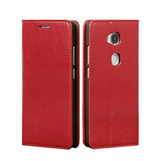 Cover Portafoglio In Pelle con Supporto per Huawei Honor X5 Rosso