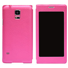 Cover Portafoglio In Pelle con Supporto per Samsung Galaxy S5 G900F G903F Rosa Caldo