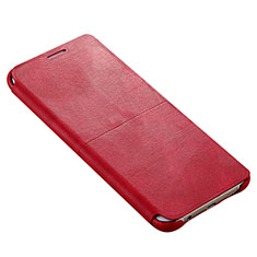 Cover Portafoglio In Pelle con Supporto per Samsung Galaxy S6 Edge+ Plus SM-G928F Rosso