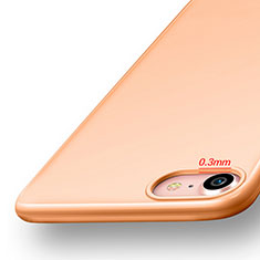 Cover Silicone Morbida Lucido per Apple iPhone 7 Arancione