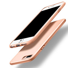 Cover Silicone Morbida Lucido per Apple iPhone 7 Plus Arancione