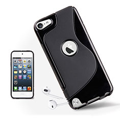 Cover Silicone Trasparente Morbida S-Line per Apple iPod Touch 5 Nero