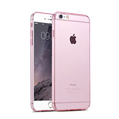 Cover Silicone Trasparente Ultra Slim Morbida per Apple iPhone 6 Rosa