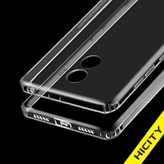 Cover Silicone Trasparente Ultra Slim Morbida per Xiaomi Redmi 4 Standard Edition Chiaro