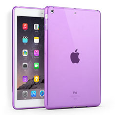 Cover Silicone Trasparente Ultra Slim Morbida Sfumato per Apple iPad Air Viola