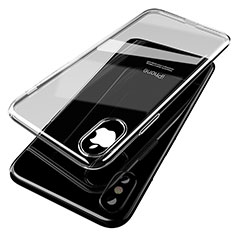 Cover Silicone Trasparente Ultra Slim Morbida T05 per Apple iPhone X Chiaro