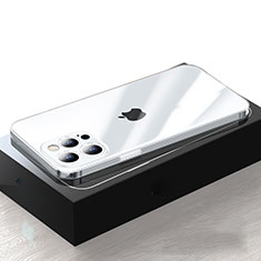 Cover Silicone Trasparente Ultra Sottile Morbida A04 per Apple iPhone 13 Pro Max Chiaro