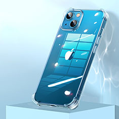 Cover Silicone Trasparente Ultra Sottile Morbida A06 per Apple iPhone 13 Chiaro