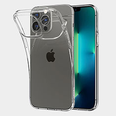 Cover Silicone Trasparente Ultra Sottile Morbida A06 per Apple iPhone 13 Pro Chiaro