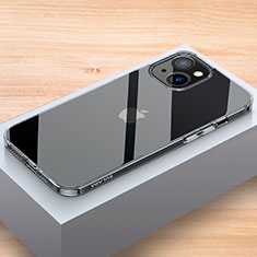 Cover Silicone Trasparente Ultra Sottile Morbida C01 per Apple iPhone 15 Chiaro