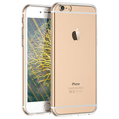 Cover Silicone Trasparente Ultra Sottile Morbida H01 per Apple iPhone 6 Plus Chiaro