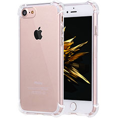 Cover Silicone Trasparente Ultra Sottile Morbida H05 per Apple iPhone 7 Chiaro