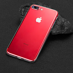 Cover Silicone Trasparente Ultra Sottile Morbida H08 per Apple iPhone 8 Plus Chiaro