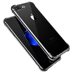 Cover Silicone Trasparente Ultra Sottile Morbida H14 per Apple iPhone 8 Plus Chiaro