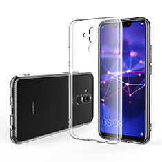 Cover Silicone Trasparente Ultra Sottile Morbida K02 per Huawei Mate 20 Lite Chiaro