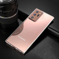 Cover Silicone Trasparente Ultra Sottile Morbida K03 per Samsung Galaxy Note 20 Ultra 5G Chiaro