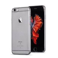 Cover Silicone Trasparente Ultra Sottile Morbida per Apple iPhone 6S Plus Grigio