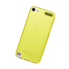 Cover Silicone Trasparente Ultra Sottile Morbida per Apple iPod Touch 5 Giallo