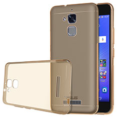 Cover Silicone Trasparente Ultra Sottile Morbida per Asus Zenfone 3 Max Oro