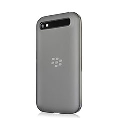 Cover Silicone Trasparente Ultra Sottile Morbida per Blackberry Classic Q20 Grigio