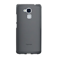 Cover Silicone Trasparente Ultra Sottile Morbida per Huawei Honor 7 Lite Grigio