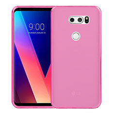 Cover Silicone Trasparente Ultra Sottile Morbida per LG V30 Rosa