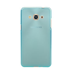 Cover Silicone Trasparente Ultra Sottile Morbida per Samsung Galaxy J3 Pro (2016) J3110 Blu