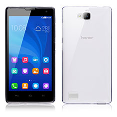 Cover Silicone Trasparente Ultra Sottile Morbida T02 per Huawei Honor 3C Chiaro