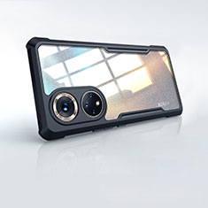 Cover Silicone Trasparente Ultra Sottile Morbida T02 per Huawei Honor 50 5G Nero