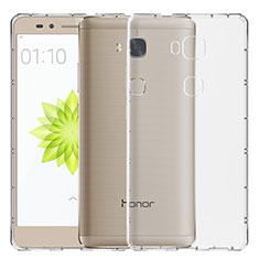 Cover Silicone Trasparente Ultra Sottile Morbida T02 per Huawei Honor 5X Chiaro