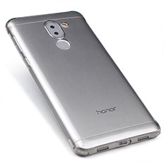 Cover Silicone Trasparente Ultra Sottile Morbida T02 per Huawei Honor 6X Pro Grigio
