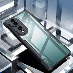 Cover Silicone Trasparente Ultra Sottile Morbida T02 per Huawei Honor 70 5G Nero