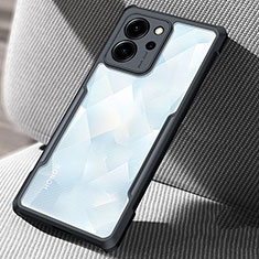 Cover Silicone Trasparente Ultra Sottile Morbida T02 per Huawei Honor 80 SE 5G Nero