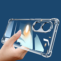 Cover Silicone Trasparente Ultra Sottile Morbida T02 per Huawei Honor X5 Plus Chiaro