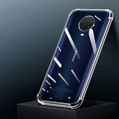 Cover Silicone Trasparente Ultra Sottile Morbida T02 per Nokia G10 Chiaro