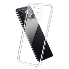 Cover Silicone Trasparente Ultra Sottile Morbida T02 per OnePlus 10T 5G Chiaro